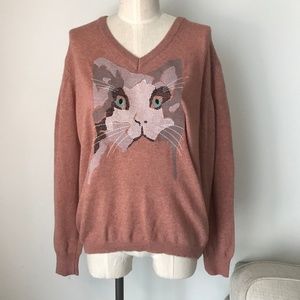 [LF] Furst of a Kind Pink Kitten Sweater
